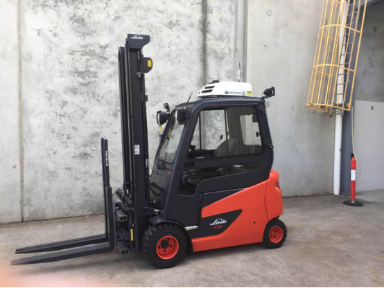 叉車加裝電動空調(diào)